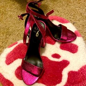 Mix No. 6 pink Open Toe Heels
